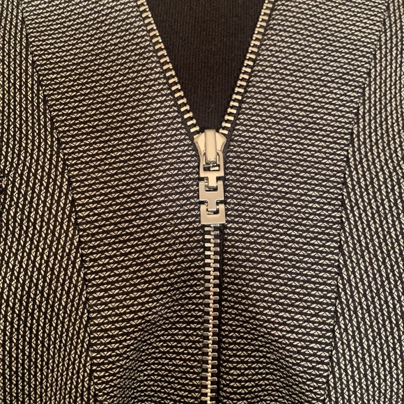 Etcetera Size 0 Black/Gray Jacket, Pit to Pit 17 1/2”, Length 24” New - Picture 3 of 12